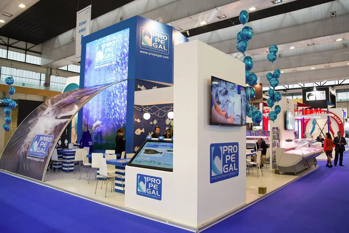 Diseño y montaje de stands para Conxemar y Navalia