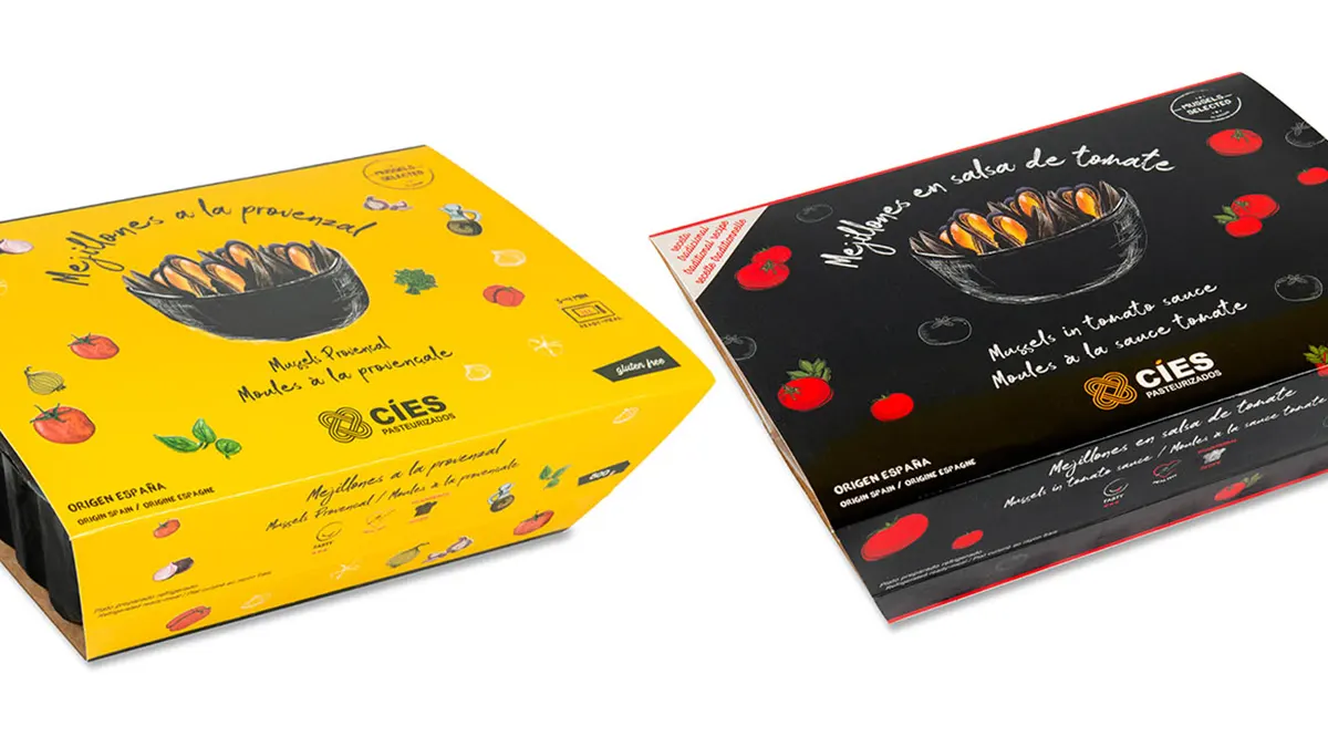 Diseño de packaging mejillones