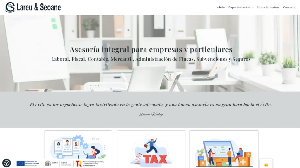 Diseño web WordPress para asesoría en Vigo y Pontevedra