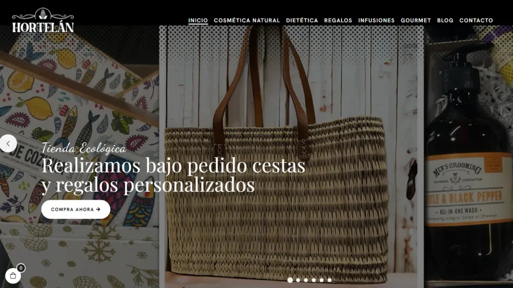 Ecommerce PrestaShop para tienda ecológica de cosmética natural en Cangas y Moaña